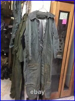 Vintage 1950s Korean War USAF Pilots Flight Suit Coveralls Type CWO 1-P Large