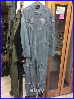 Vintage 1950s Korean War USAF Pilots Flight Suit Type K-2B X-Large Military