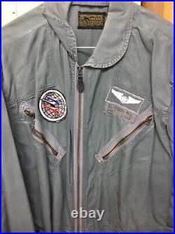 Vintage 1950s Korean War USAF Pilots Flight Suit Type K-2B X-Large Military