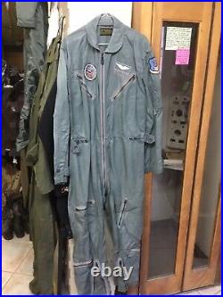 Vintage 1950s Korean War USAF Pilots Flight Suit Type K-2B X-Large Military