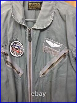 Vintage 1950s Korean War USAF Pilots Flight Suit Type K-2B X-Large Military