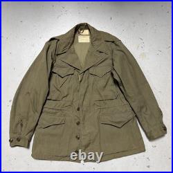 Vintage 1950s M-1950 Field Jacket Without Liner Army Korea War Combat S-Reg EUC Vintage 1950s M-1950 Field Jacket Without Liner Army Korea War Combat S-Reg EUC