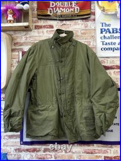 Vintage 1950s M-1951 FIELD JACKET With Wool Liner Long Medium Korean War Og-107 Ex