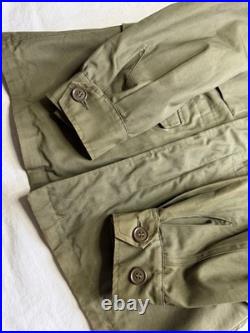 Vintage 1950s U. S. ARMY Field Jacket Crispy M-1950 Regular Xsmall