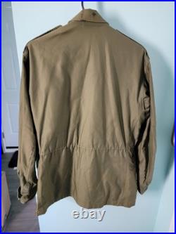 Vintage 1950s US Army Field Jacket Without Liner Size Regular Small