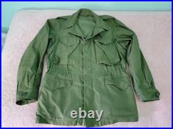 Vintage 1950s US Army Field Jacket Without Liner Size Regular Small