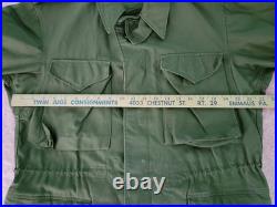 Vintage 1950s US Army Field Jacket Without Liner Size Regular Small