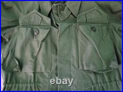 Vintage 1950s US Army Field Jacket Without Liner Size Regular Small