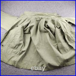 Vintage 1950s US Army HBT 13 Stars Combat Shirt Jacket OD7 Size Large Patches