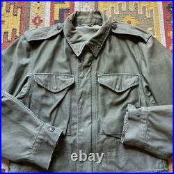 Vintage 1950s US Army Korean War M-1951 Sateen Field Jacket Sz XS Reg M51