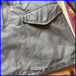 Vintage 1950s US Army Korean War M-1951 Sateen Field Jacket Sz XS Reg M51