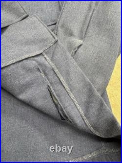 Vintage 1950s USAF Military Blue Type A-1A Heavy Wool Flying Shirt Size Medium