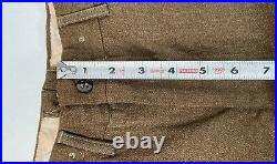 Vintage 1950s Wool Military Trousers 32x31 Korean War