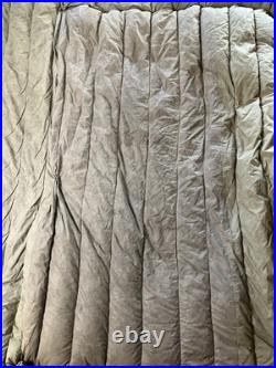 Vintage 1951 Korean War Era US Military Casualty Down Sleeping Bag Fur Warm