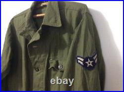 Vintage 1951 US Air Force HBT Flying Coveralls Flight Suit USAF Korean War era