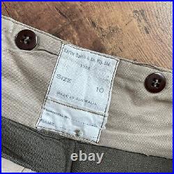 Vintage 1952 Carter Smith & Co Australian Military Pant Wool Uniform Korean War