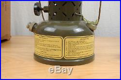 Vintage 1952 Coleman Military Korean War Era Military Spec 252A Gas Lantern