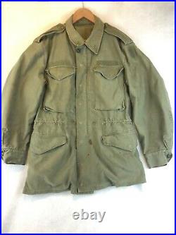 Vintage 1952 Field Jacket US Army M-1951 Named Korean War 50s