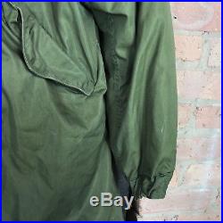Vintage 1952 Korean War M-51 OG Green Mod Hooded Parka Wool Liner Sz Medium