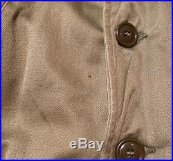 Vintage 1953 Korean War B-9 Parka Fur Lined Hood Quilted Lining Deep Color 38