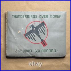 Vintage 1953 Korean War Cruise Book 34th Bomb Squadron Light 17th Bomb Wing B-26