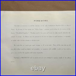 Vintage 1953 Korean War Cruise Book 34th Bomb Squadron Light 17th Bomb Wing B-26