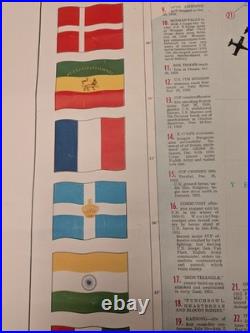 Vintage 1953 Pacific Stars and Stripes Map of the Korean War 35X25 With Book