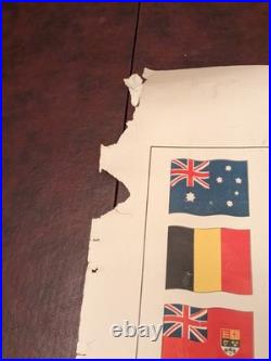 Vintage 1953 Pacific Stars and Stripes Map of the Korean War 35X25 With Book