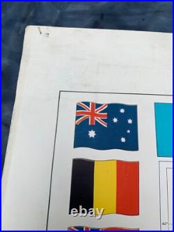 Vintage 1953 Pacific Stars and Stripes Map of the Korean War Korea