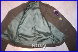 Vintage 38R Korean War Ike Eisenhower Field Jacket Original 1950-53 Army Uniform