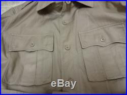 Vintage 50's Korean War U. S Airforce Tan Tropical Jacket Great Cond Not Much Use