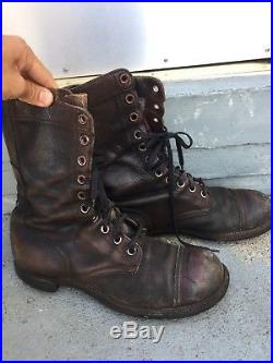 Vintage 50's Korean War US ARMY Boots, Military, Size 11