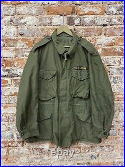 Vintage 50s 1952 Korean War Military US Army M-51 Field Jacket