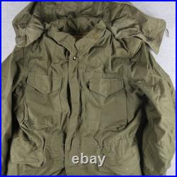 Vintage 50s Korean War US Army M51 Field Jacket with Liner & Hood Long Medium Vintage 50s Korean War US Army M51 Field Jacket with Liner & Hood Long Medium