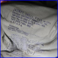 Vintage 50s Korean War US Army M51 Field Jacket with Liner & Hood Long Medium
