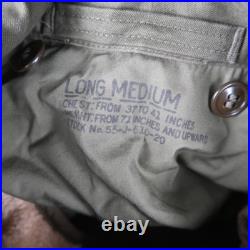Vintage 50s Korean War US Army M51 Field Jacket with Liner & Hood Long Medium