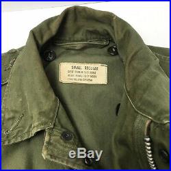 Vintage 50s Korean War US Army Military M-1951 M51 Field Jacket Regular Small
