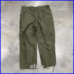 Vintage 50s M-1951 Field Trouser Shell Pants XL Regular Korean War NOS M51 M65