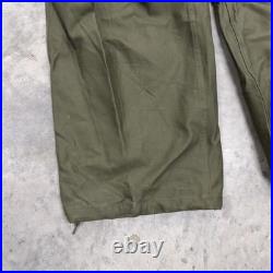 Vintage 50s M-1951 Field Trouser Shell Pants XL Regular Korean War NOS M51 M65