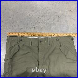 Vintage 50s M-1951 Field Trouser Shell Pants XL Regular Korean War NOS M51 M65