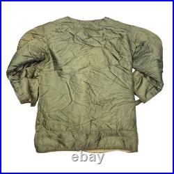Vintage 50s M-1951 Fishtail Parka Jacket Liner US Army Military Korean War Small
