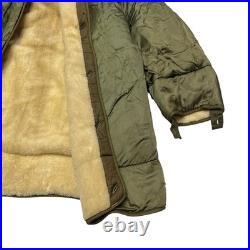 Vintage 50s M-1951 Fishtail Parka Jacket Liner US Army Military Korean War Small