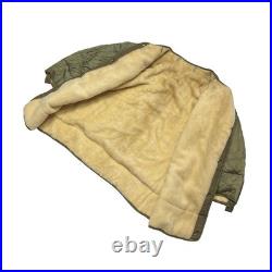 Vintage 50s M-1951 Fishtail Parka Jacket Liner US Army Military Korean War Small