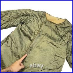 Vintage 50s M-1951 Fishtail Parka Jacket Liner US Army Military Korean War Small