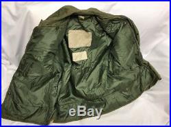 Vintage 50s M-1951 Korean War GI Field Jacket Coat Size Medium withLiner