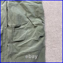 Vintage 50s M51 Cargo Trousers Pants Medium Reg 33x28 Sateen Cold Weather Army