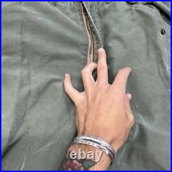 Vintage 50s M51 Cargo Trousers Pants Medium Reg 33x28 Sateen Cold Weather Army