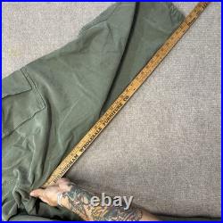 Vintage 50s M51 Cargo Trousers Pants Medium Reg 33x28 Sateen Cold Weather Army
