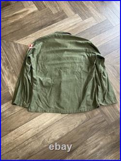 Vintage 50s OG 107 Top 5th Armored Division Korea Bullion Medium Patched 1st Pat