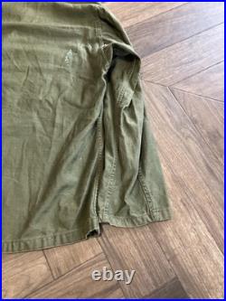 Vintage 50s OG 107 Top 5th Armored Division Korea Bullion Medium Patched 1st Pat